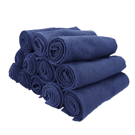 Monarch Brands Salon Towels , Navy, 12PK P-BB-1628-3NVY
